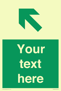 Custom Safe condition: Green Up left arrow